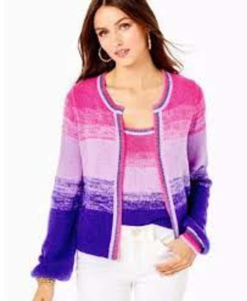 Lilly Pulitzer Tessalyn Sweater Set Size M Ombre